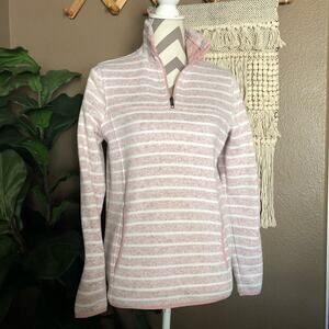 Thread & Supply Pink Striped Pullover